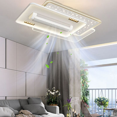 Modern Luxury Ceiling Fans Light , Smart LED Ceiling Fan With Remote Control