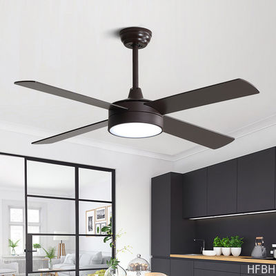 HFBH ABS Blade Ceiling Fan Remote Control 52 Inch AC DC Indoor Ceiling Fan With Light