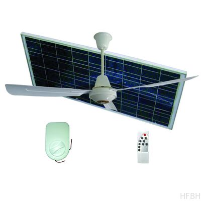 12 Volt DC Solar Ceiling Fan 50 Inch Remote Control Ceiling Fans With Lights