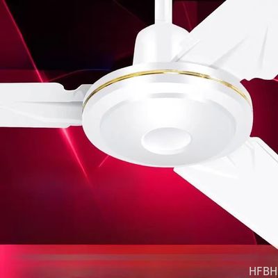 Smart 42 Inch Modern LED Ceiling Fans Electric Power Source 220V Iron Blade