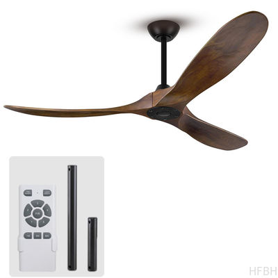 3 Blades Modern LED Ceiling Fans 60 Inch Outdoor Indoor Ceiling Fan Without Light