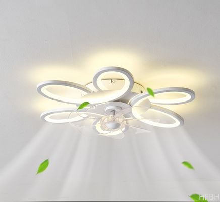 Modern Smart WiFi Remote Control Fan Light , LED Ceiling Music Speaker Fan Light