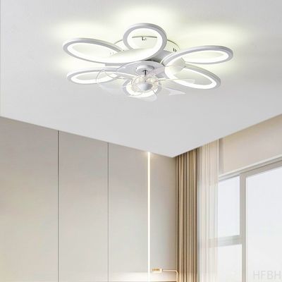 Modern Smart WiFi Remote Control Fan Light , LED Ceiling Music Speaker Fan Light