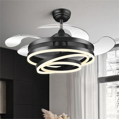 Bedroom Decor Nordic Ceiling Fan Remote Control Restaurant Ceiling Fan Lamp
