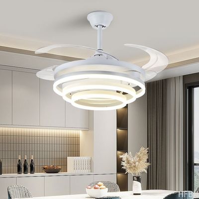Bedroom Decor Nordic Ceiling Fan Remote Control Restaurant Ceiling Fan Lamp