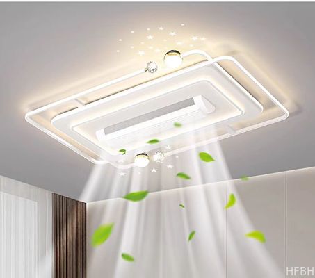 Three Color Strong Wind Ceiling Fan Light Anti Flicker Silent Ceiling Fan With Light And Remote