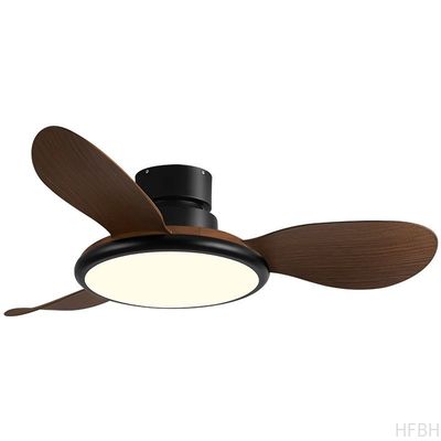 52 Inch Retro LED Inverter Ceiling Fan With Night Light Modern Design