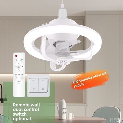 110V-240V Modern Ultra Quiet Ceiling Fan With Light Cross Border Aromatherapy Shaking Head