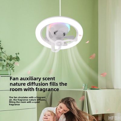 110V-240V Modern Ultra Quiet Ceiling Fan With Light Cross Border Aromatherapy Shaking Head