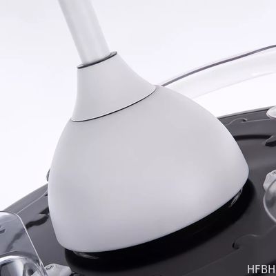 Invisible ABS Blade Ceiling Fan 42 Inch Decorative LED Remote Control Ceiling Fan With Light