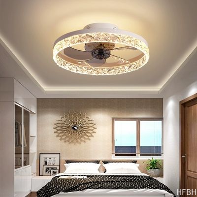 Customized Smart Wifi Ceiling Fan With Light And Remote For Bedroom