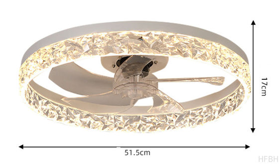 Customized Smart Wifi Ceiling Fan With Light And Remote For Bedroom