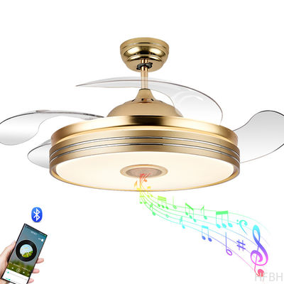Bedroom Modern Ceiling Fans With Lights And Retractable Blades
