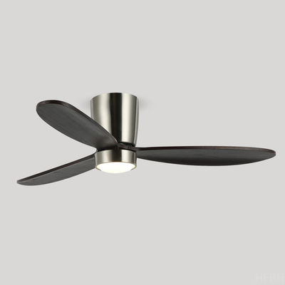 Nordic Wooden Blade Ceiling Fan 52 Inch DC Motor Ceiling Fan With Light And Remote