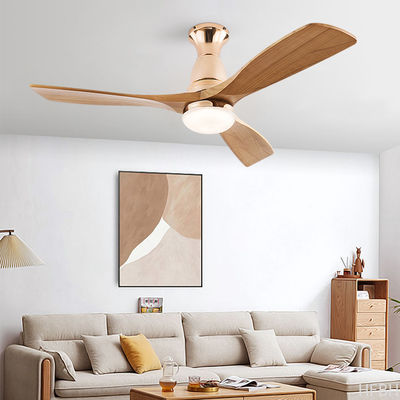 Modern 3 Blade Ceiling Fan 52 Inch Ceiling Fan With Light And Remote Control