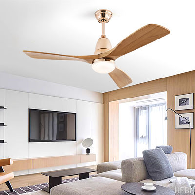 Modern 3 Blade Ceiling Fan 52 Inch Ceiling Fan With Light And Remote Control