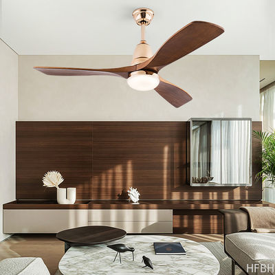 Modern 3 Blade Ceiling Fan 52 Inch Ceiling Fan With Light And Remote Control