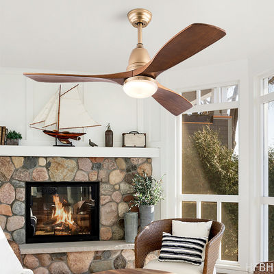 Modern 3 Blade Ceiling Fan 52 Inch Ceiling Fan With Light And Remote Control
