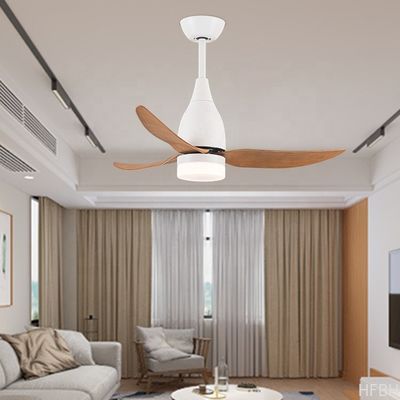 Decorative Flush Mount LED Ceiling Fan , DC Ceiling Fan With Light And Remote