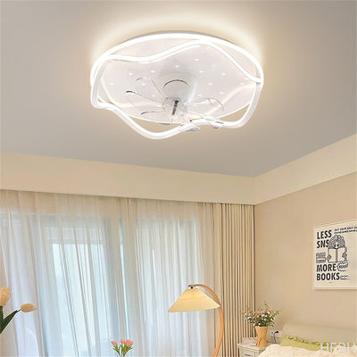 52 Flush Mount Bladeless Ceiling Fan With Light And Remote