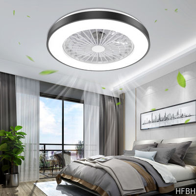 Low Noise 20 Inch LED Chandelier Ceiling Fan With LED Light And Remote Control