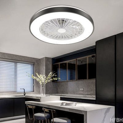 Low Noise 20 Inch LED Chandelier Ceiling Fan With LED Light And Remote Control