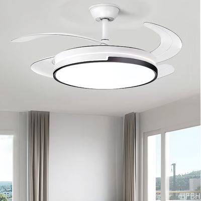Remote Control LED Ceiling Fan Lights , Modern LED Invisible Ceiling Fan With Light