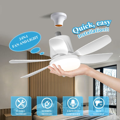 Moving Head Intelligent Home Decor 360 Degree Rotating Ceiling Fan With Dimmable LED Light