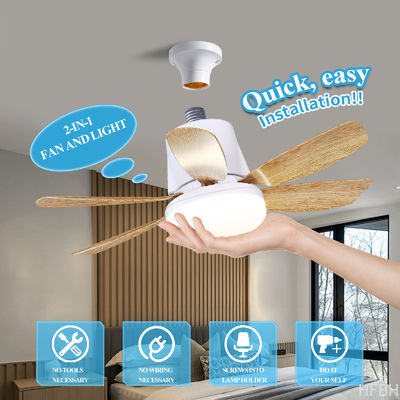 Moving Head Intelligent Home Decor 360 Degree Rotating Ceiling Fan With Dimmable LED Light