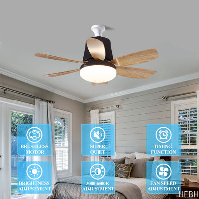Moving Head Intelligent Home Decor 360 Degree Rotating Ceiling Fan With Dimmable LED Light