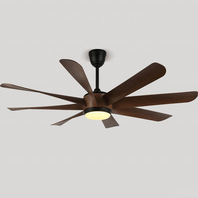 60 Inch ABS 8 Blade Luxury Modern Nordic Ceiling Fan , BLDC LED Ceiling Fan With Light