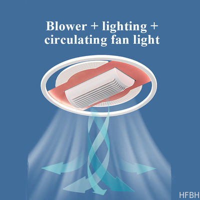 Remote Control Home Ceiling Fans 45W LED Silent Ceiling Fan With Light