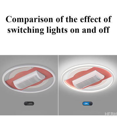 Remote Control Home Ceiling Fans 45W LED Silent Ceiling Fan With Light