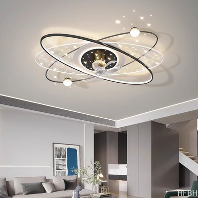 Energy Efficient Ceiling Fans Light , Oscillating Ceiling Fan With Remote Control