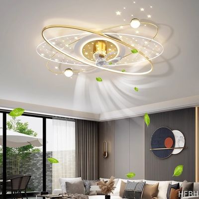 Energy Efficient Ceiling Fans Light , Oscillating Ceiling Fan With Remote Control