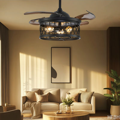 Energy Saving Ceiling Fan Remote Control Industrial Style Ceiling Fans For Home
