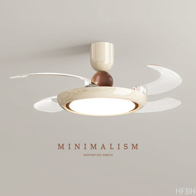 42 Inch Smart Luxury Indoor Fan Light  , Modern Living Room Ceiling Fans With Bright Lights