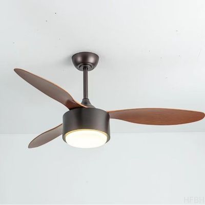Pop Style Solid Wood Ceiling Fan With DC Motor And LED Light