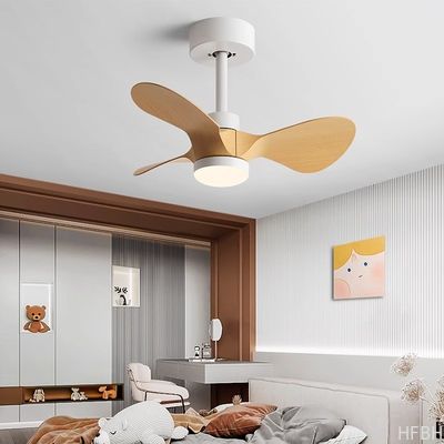 20 Inch Small Ceiling Fan Light American Retro Silent Electric Fan Pendant Light
