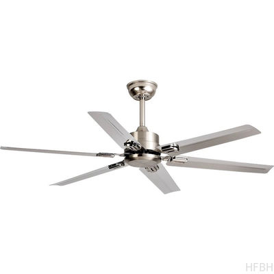 NEW Style 48 52 56 Inches Dc Ac Modern Indoor Energy Efficient Stainless Steel/wood Blades Ceiling Fan With Led Light