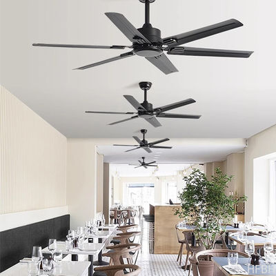 NEW Style 48 52 56 Inches Dc Ac Modern Indoor Energy Efficient Stainless Steel/wood Blades Ceiling Fan With Led Light