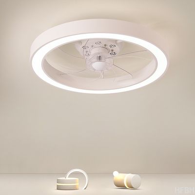 2025 New Lighting Japanese Standard Cross-Border Fan Light LED Ceiling Fan Integrated Bedroom Dining Room ABS Lamp