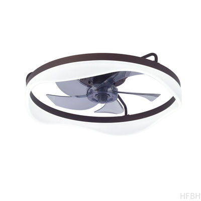 Modern LED Ceiling Fan Lamp for Bedroom with Mute Frequency Conversion 110V-220V Japanese American Regulations Iron Wood Body