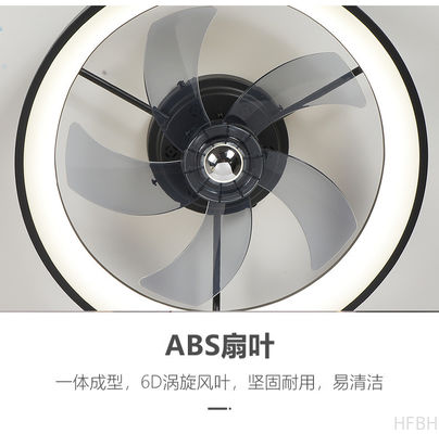 App Control 6 Speed Smart Ceiling Fan Light with Remote Control ABS 3 Blades Silent LED Fan Lamp for Bedroom Living Room