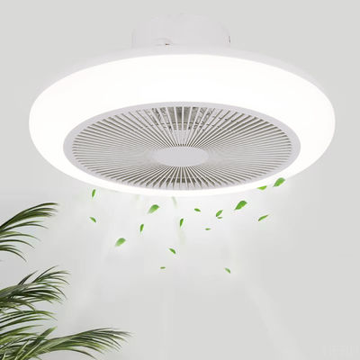 Modern Design LED Ceiling Light with Remote Control Fan E27 for Luxury Indoor Decor in Bedroom Hotel ABS Lamp Body Living Room