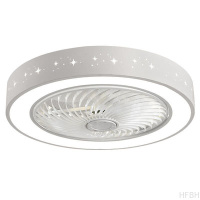 Modern LED Ceiling Fan with Light 3 Speeds and 3 Color Timings Dimmable AC Motor Remote Control for Living Room Use
