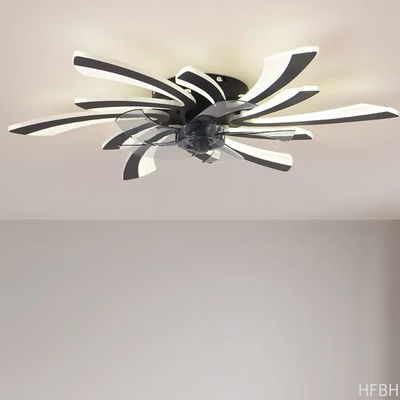 Scandinavian Morden Light Luxury Living Room Ceiling Fan Lamp Bedroom Ceiling Fan Light High End Electric Fan Integrated Lamp