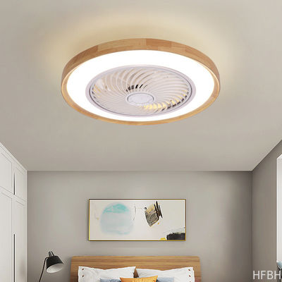 New Bedroom Wood LED Ceiling Fan Lamp with Remote Control Home Decorative Lighting Fans Ceiling Fan with Light