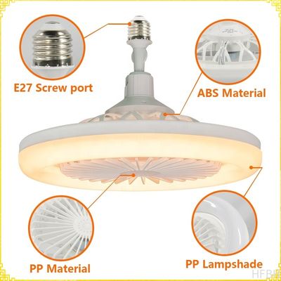 E27 Remote Control Ceiling Fans With Led Lights RGB 360 Degree Rotation for Home Decor Bedroom Room Ceiling Fan Lamp