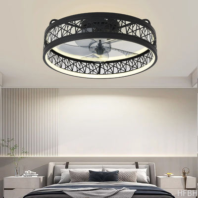 Modern Ceiling Chandelier Fan With Remote Control Dining Room Bedroom ABS 50cm Large LED Ceiling Fans